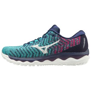 Mizuno Wave Sky Waveknit 3 Bayan Koşu Ayakkabısı Yeşil (Tr.YGW)